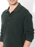 RARE RABBIT Men Alias-N Regular Fit Spread Collar Shirt