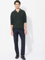 RARE RABBIT Men Alias-N Regular Fit Spread Collar Shirt