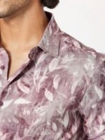 RARE RABBIT Men Biskra Slim Fit Floral Printed Cotton Shirt