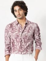 RARE RABBIT Men Biskra Slim Fit Floral Printed Cotton Shirt