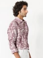 RARE RABBIT Men Biskra Slim Fit Floral Printed Cotton Shirt