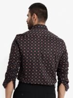 RARE RABBIT Men Freya Slim Fit Ethnic Motifs Printed Shirt