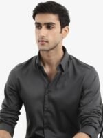 RARE RABBIT Men Holand Slim Fit Cotton Shirt