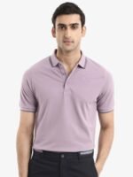 RARE RABBIT Men Hux Regular Fit Polo Collar T-Shirt