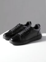 RARE RABBIT Men Rapso Textured Leather Sneakers