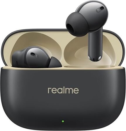 realme Buds T300 TWS earbuds with 40H Play time,30dB ANC, 360° Spatial Audio with Dolby Atmos, 12.4 mm Dynamic Bass Boost Driver, IP55 Water & Dust Resistant, BT v5.3 (Stylish...