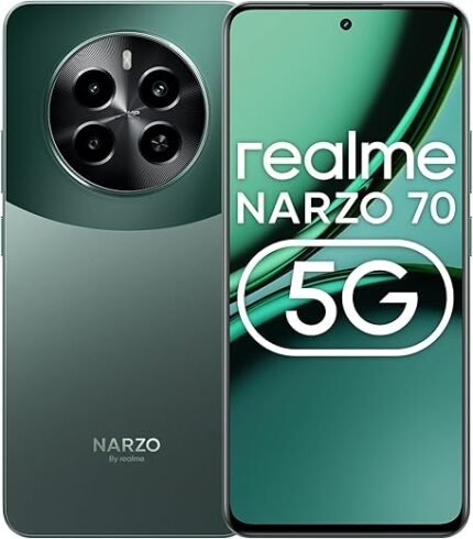 realme NARZO 70 5G (Forest Green,6GB RAM, 128GB Storage | Dimensity 7050 5G Chipset | 120Hz AMOLED Display | 50MP Primary Camera | 45W Charger in The Box