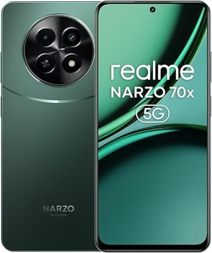 realme NARZO 70x 5G (Forest Green, 8GB RAM,128GB Storage) | 120Hz Ultra Smooth Display | Dimensity 6100+ 6nm 5G | 50MP AI Camera | 45W Charger in The Box