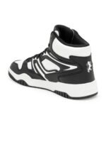 Red Tape Men Printed PU High-Top Sneakers