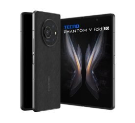 (Refurbished) Tecno Phantom V Fold 5G Black (12GB RAM,256GB Storage) | The First Full Size Fold | LTPO AMOLED Display | 4nm D9000+ Fast Processor