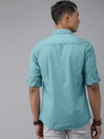 Roadster Men Blue Opaque Casual Shirt