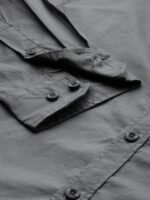Roadster Men Grey Regular Fit Solid Casual Sustainable Shirt