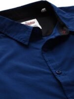 Roadster Men Navy Blue Cotton Sustainable Casual Shirt