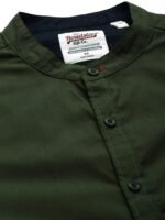 Roadster Men Olive Green Cotton Sustainable Casual Shirt