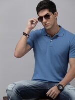 Roadster Men Polo Collar T-shirt