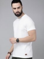 Roadster Men Pure Cotton Round Neck T-shirt