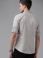 Roadster Men Pure Cotton Solid Casual Shirt