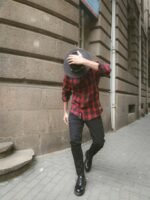 Roadster Men Red & Black Regular Fit Checked Sustainable Casual Shirt