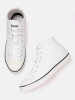 Roadster Men Round Toe Mid-Top Sneakers