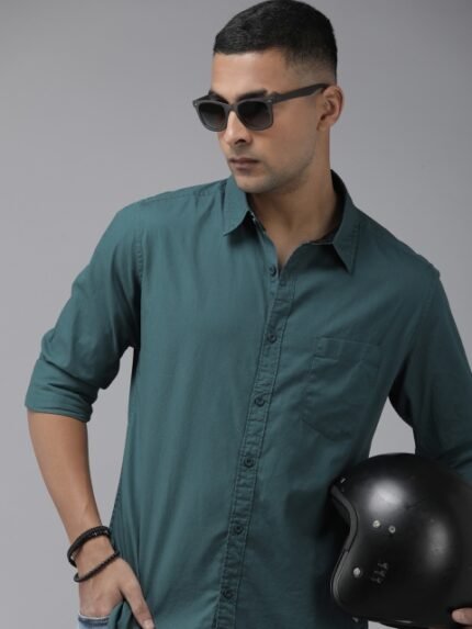 Roadster Pure Cotton Standard Casual Shirt