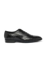 Ruosh Men Textured Leather Formal Oxfords