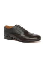 Ruosh Textured Leather Formal Oxford Shoes