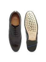 Ruosh Textured Leather Formal Oxford Shoes