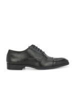 San Frissco Men Textured Leather Formal Oxfords