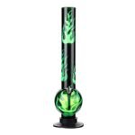 SETHI TRADERS Green 16 inch Acrylic Bong Smoking Bongs Hookah.(Green Fire, 40CM)