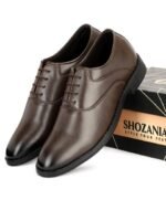 SHOZANIA Men Leather Formal Oxfords