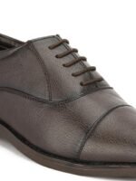 SHOZANIA Men Textured Lightweight Oxfords