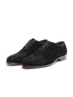 SHUTIQ Men Embellished Suede Formal Oxfords