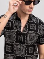 Snitch Men Slim Fit Printed Casual Shirt