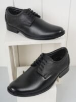 Style Shoes Men Textured Leather Formal Oxfords