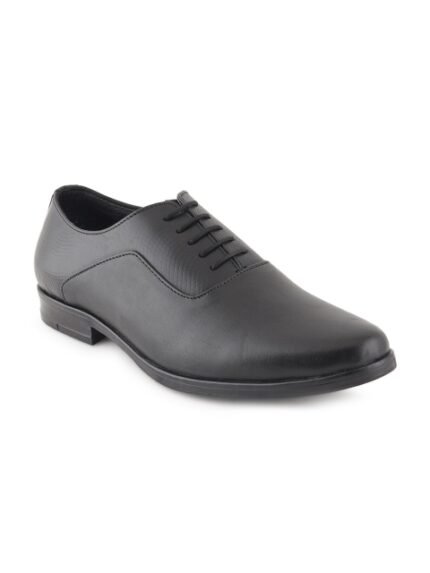 Style Shoes Men Textured Leather Formal Oxfords