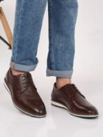 Teakwood Leathers Genuine Leather Semi-Formal Oxfords Shoes