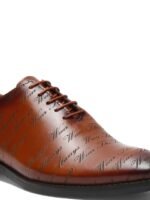 Teakwood Leathers Men Leather Formal Oxfords Shoes