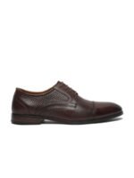 Teakwood Leathers Men Perforations Leather Oxfords Formal Shoes