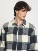 THE BEAR HOUSE Men Tartan Checks Opaque Checkered Casual Shirt