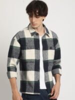 THE BEAR HOUSE Men Tartan Checks Opaque Checkered Casual Shirt