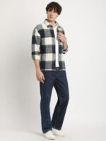 THE BEAR HOUSE Men Tartan Checks Opaque Checkered Casual Shirt