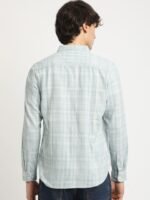 THE BEAR HOUSE Men's Checkered Slim Fit Casual Shirt