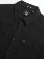 THE BEAR HOUSE Men's Self Design Relax Fit Overshirt