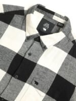 THE BEAR HOUSE Slim Fit Tartan Checked Pure Cotton Casual Shirt