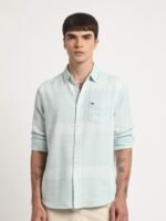 THE BEAR HOUSE Slim Fit Tartan Checked Pure Cotton Casual Shirt