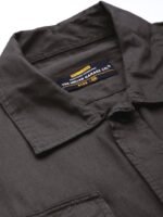 The Indian Garage Co Men Grey Slim Fit Casual Shirt
