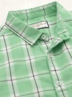 The Indian Garage Co Men Slim Fit Opaque Checked Casual Shirt