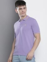 The Indian Garage Co Men Solid Polo Collar T-shirt