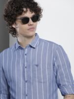 The Indian Garage Co Men Striped Casual Shirt