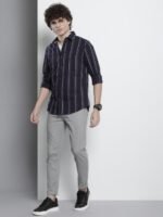 The Indian Garage Co Men Striped Casual Shirt